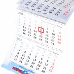 Печать настенных блочных календарей в типографии
